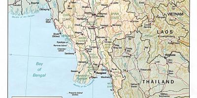 Offline Myanmar kaart